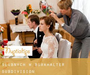 Ślubnych w Burkhalter Subdivision