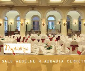 Sale weselne w Abbadia Cerreto