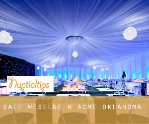 Sale weselne w Acme (Oklahoma)