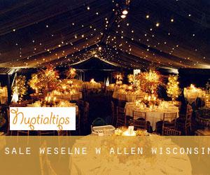 Sale weselne w Allen (Wisconsin)