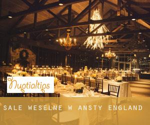 Sale weselne w Ansty (England)