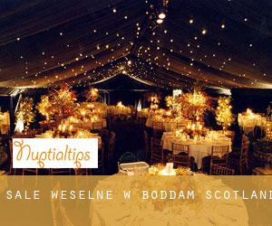Sale weselne w Boddam (Scotland)
