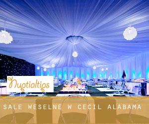 Sale weselne w Cecil (Alabama)