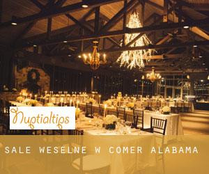 Sale weselne w Comer (Alabama)