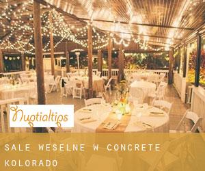 Sale weselne w Concrete (Kolorado)