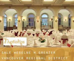 Sale weselne w Greater Vancouver Regional District