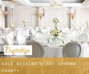 Sale weselne w Hot Spring County