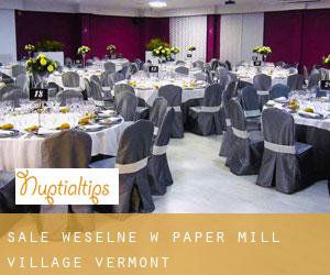 Sale weselne w Paper Mill Village (Vermont)