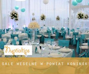 Sale weselne w Powiat koniński