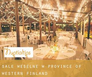 Sale weselne w Province of Western Finland