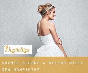 Suknie ślubne w Allens Mills (New Hampshire)