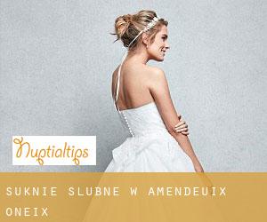 Suknie ślubne w Amendeuix-Oneix