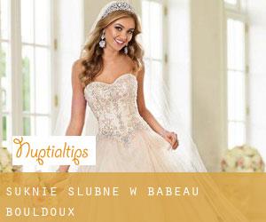 Suknie ślubne w Babeau-Bouldoux