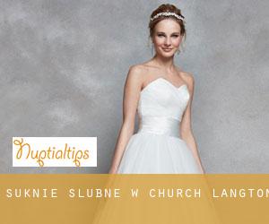 Suknie ślubne w Church Langton