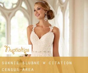 Suknie ślubne w Citation (census area)