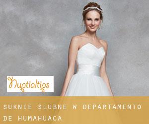 Suknie ślubne w Departamento de Humahuaca