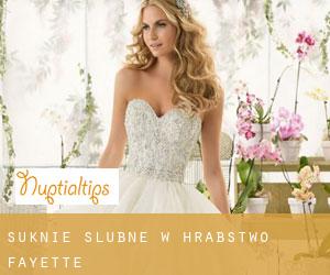 Suknie ślubne w Hrabstwo Fayette