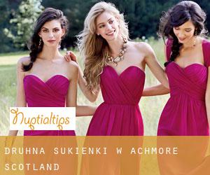 Druhna sukienki w Achmore (Scotland)