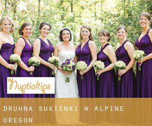 Druhna sukienki w Alpine (Oregon)