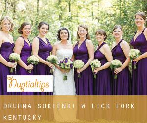 Druhna sukienki w Lick Fork (Kentucky)