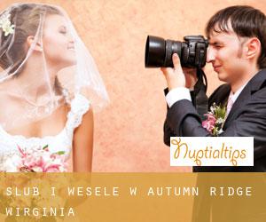 Ślub i Wesele w Autumn Ridge (Wirginia)