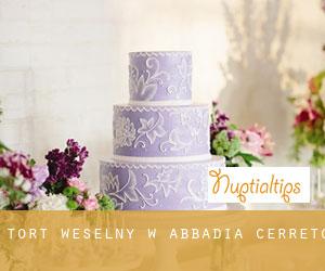 Tort weselny w Abbadia Cerreto