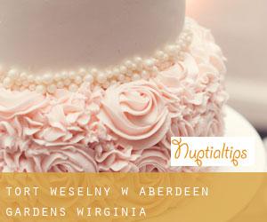 Tort weselny w Aberdeen Gardens (Wirginia)