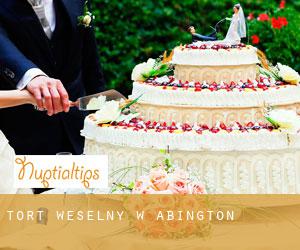 Tort weselny w Abington