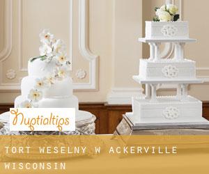 Tort weselny w Ackerville (Wisconsin)