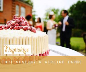 Tort weselny w Airline Farms