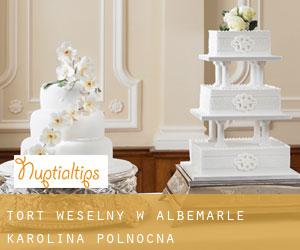 Tort weselny w Albemarle (Karolina Północna)