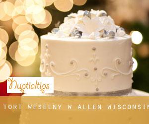 Tort weselny w Allen (Wisconsin)