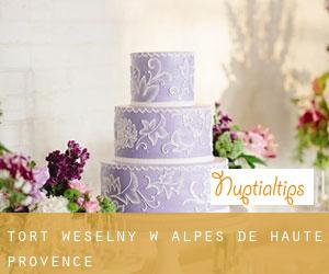 Tort weselny w Alpes-de-Haute-Provence