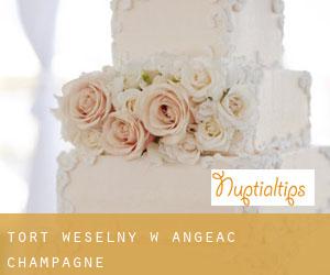 Tort weselny w Angeac-Champagne