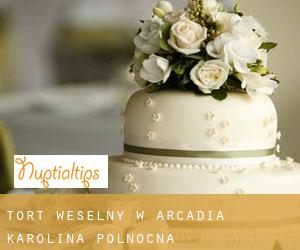 Tort weselny w Arcadia (Karolina Północna)