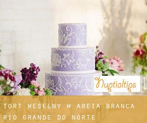 Tort weselny w Areia Branca (Rio Grande do Norte)
