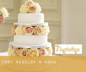 Tort weselny w Argo