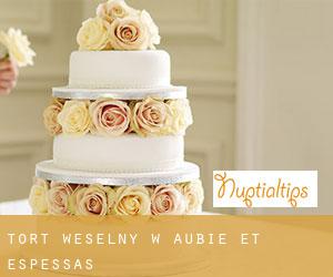 Tort weselny w Aubie-et-Espessas