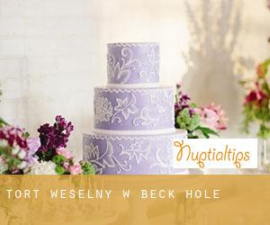 Tort weselny w Beck Hole