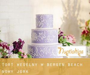 Tort weselny w Bergen Beach (Nowy Jork)