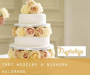 Tort weselny w Bighorn (Kolorado)