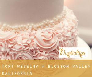 Tort weselny w Blossom Valley (Kalifornia)