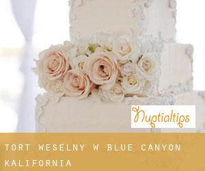Tort weselny w Blue Canyon (Kalifornia)