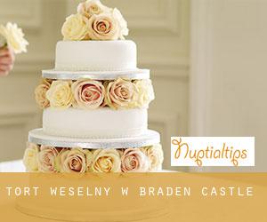 Tort weselny w Braden Castle