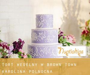 Tort weselny w Brown Town (Karolina Północna)