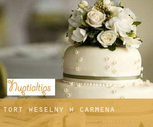 Tort weselny w Carmena