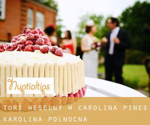 Tort weselny w Carolina Pines (Karolina Północna)
