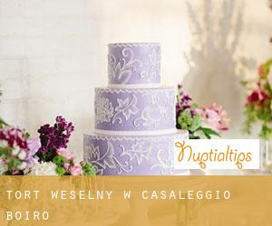 Tort weselny w Casaleggio Boiro