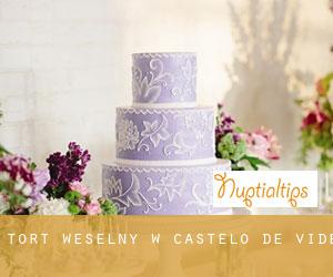 Tort weselny w Castelo de Vide