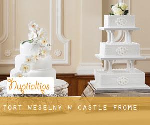 Tort weselny w Castle Frome